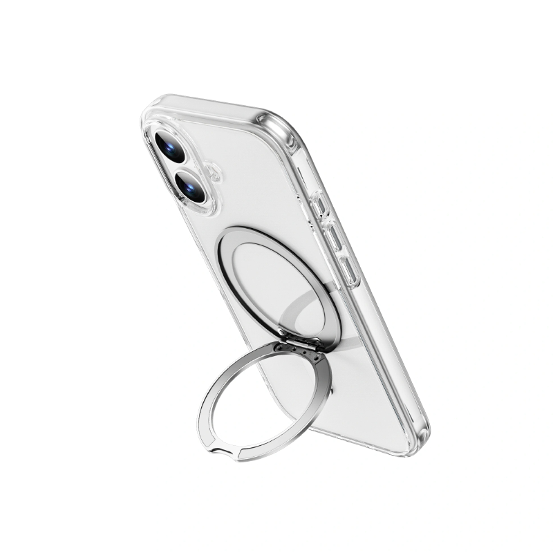Wiwu Ishield Ultra Clear Magsafe Stand Case for iPhone 17 Series