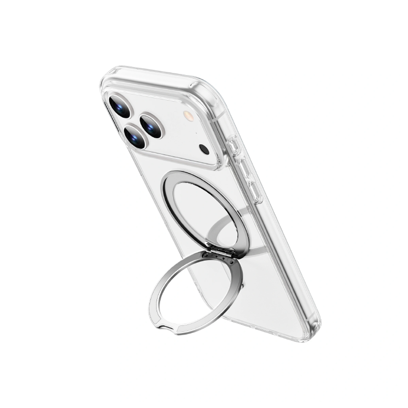 Wiwu Ishield Ultra Clear Magsafe Stand Case for iPhone 17 Series