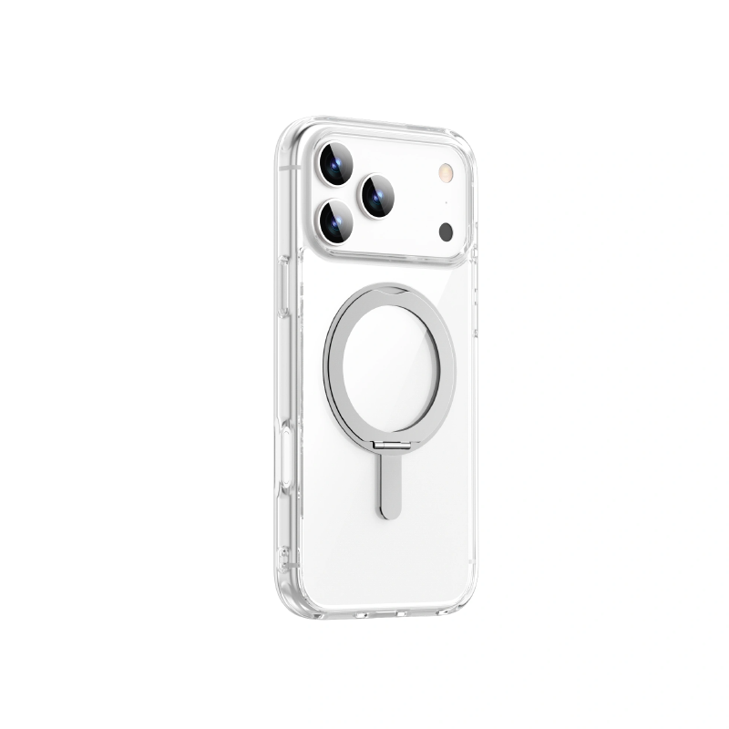 Wiwu Ishield Ultra Clear Magsafe Stand Case for iPhone 17 Series