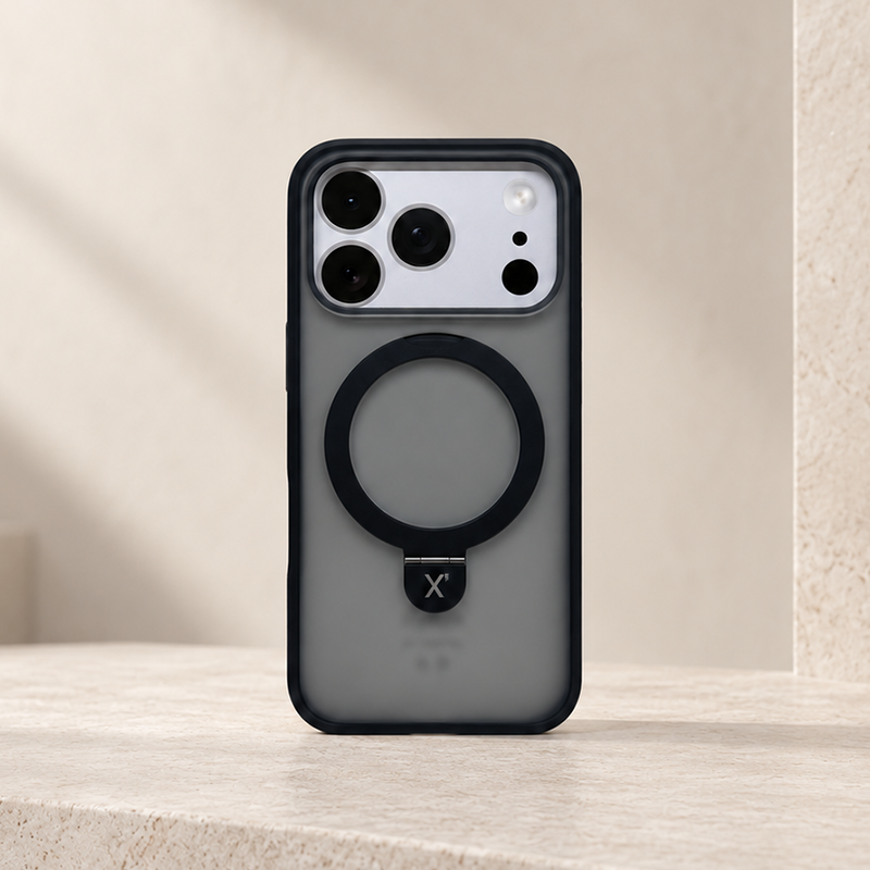 X-LEVEL Pithy Stone Magsafe Stand Case for iPhone