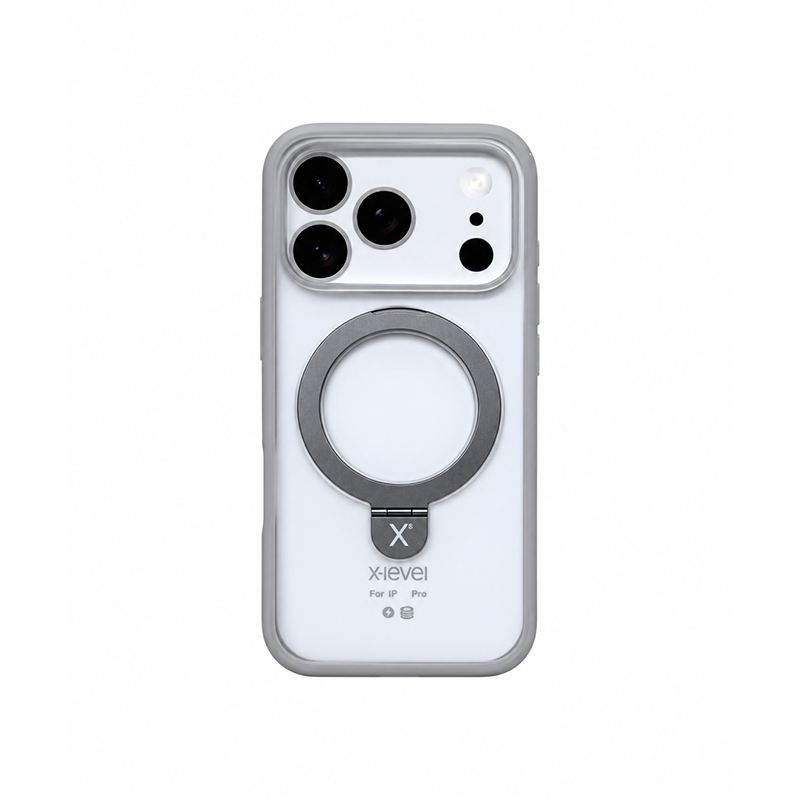 X-LEVEL Pithy Stone Magsafe Stand Case for iPhone