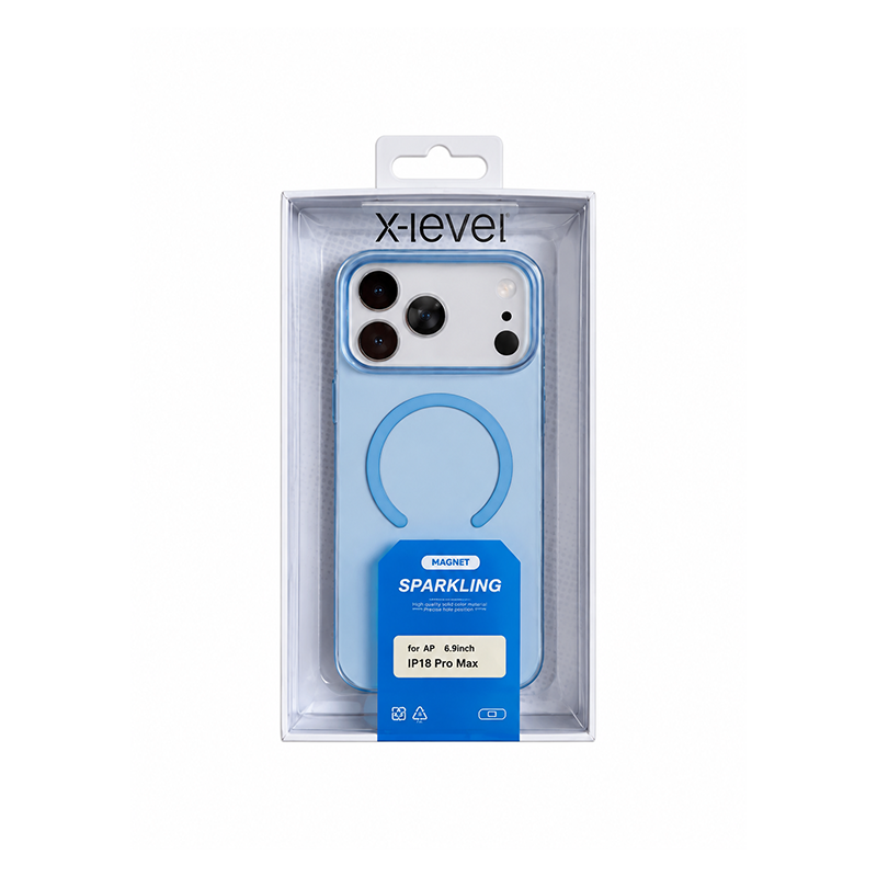 X-level Sparkling Slim Clear MagSafe Case for iPhone 17 & 18 Series