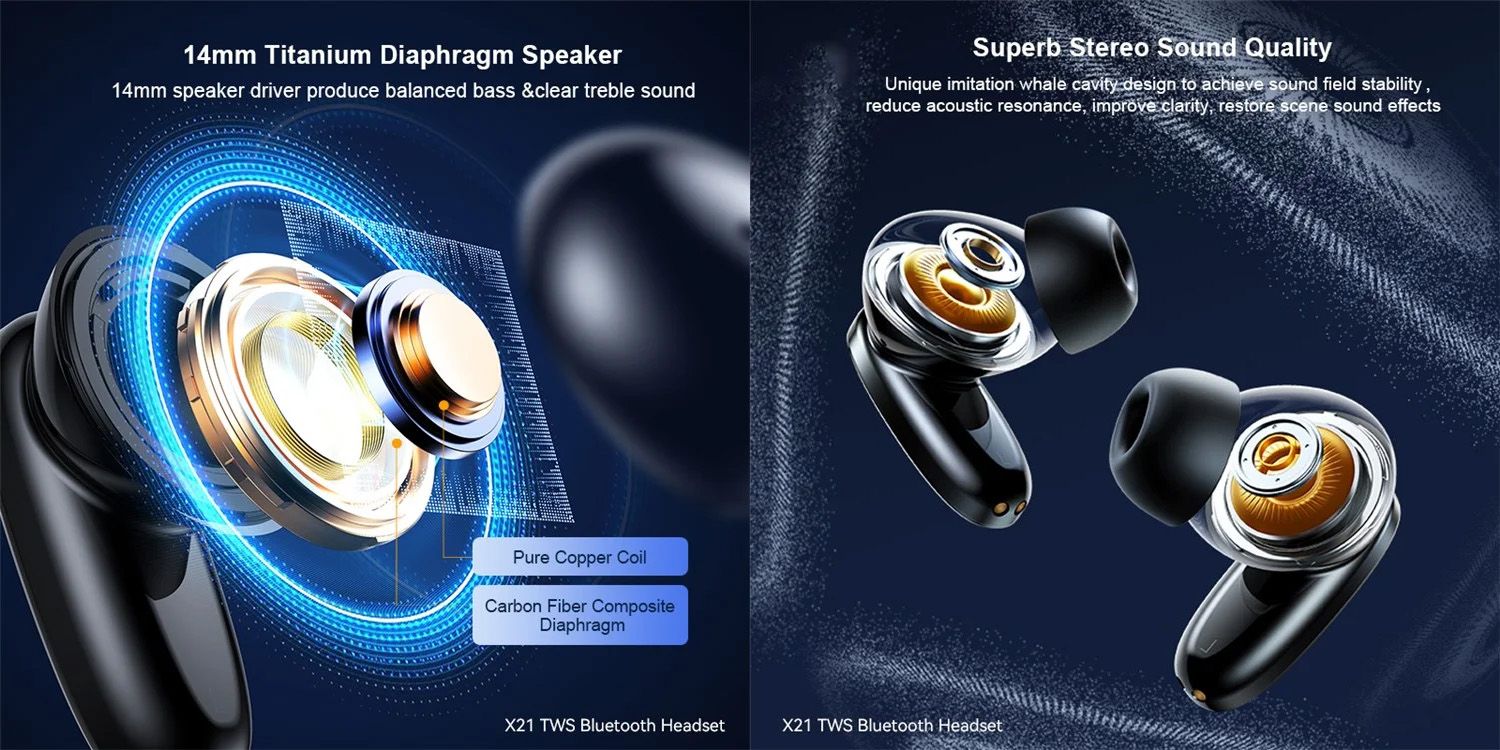 XUNDD X21 ENC Wireless Earbuds Price in Bangladesh