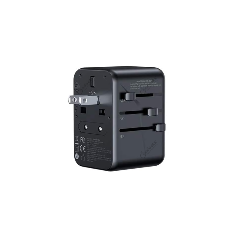 XUNDD XDCH-072 5 USB Ports Universal Travel Adapter - 65W