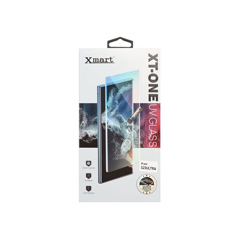 Xmart XT-ONE UV Curved Screen Tempered Glass Film for Galaxy S23 Ultra