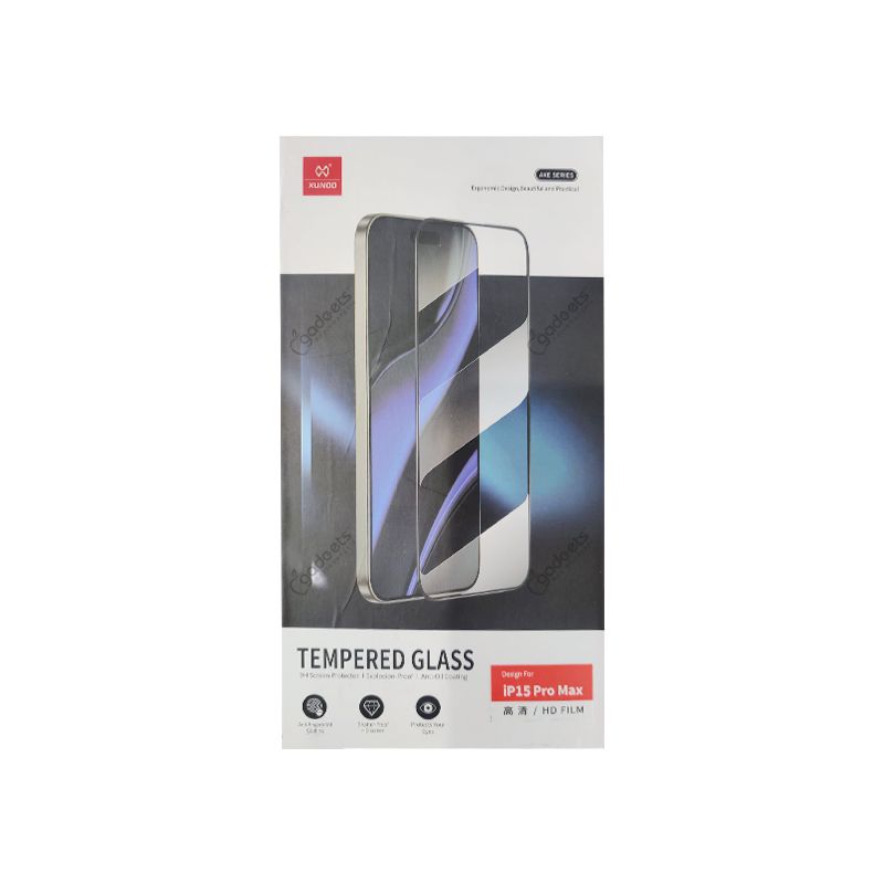Xundd Tempered Glass for iPhone 15 Pro Max