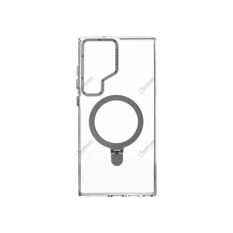 Berlia Clear MagSafe Kickstand Case for Samsung S24 Ultra