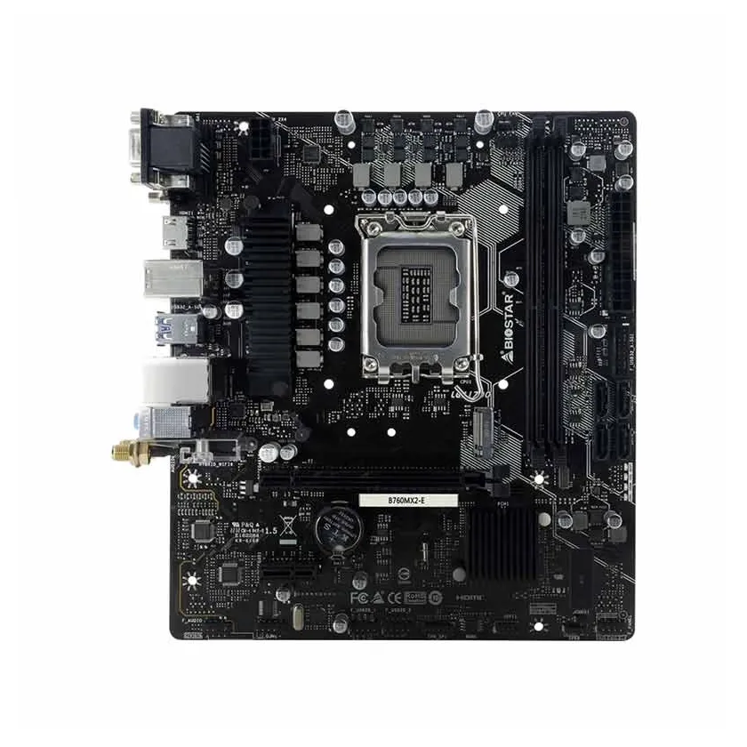 BIOSTAR B760MX2-E DDR5 mATX Gaming Motherboard