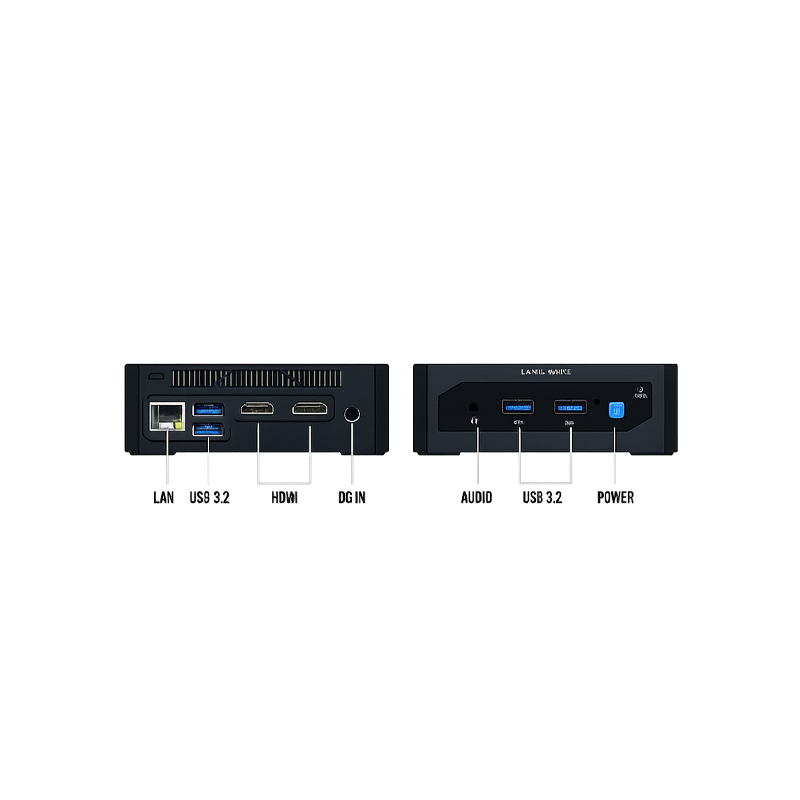 Qbits Lania Mini F L5FG Intel N95 DDR4 M.2 NVMe SSD Mini PC