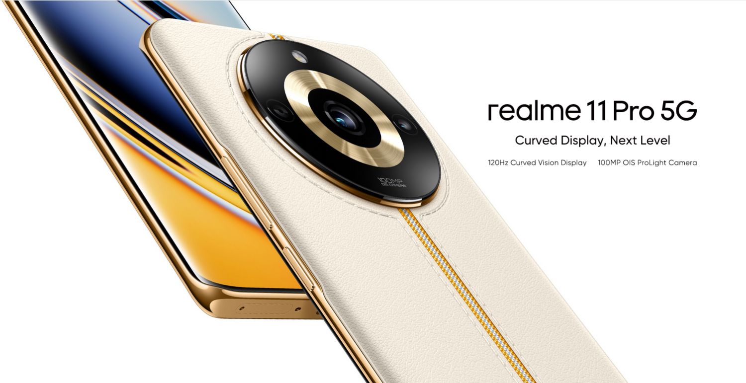 Celular Realme 11 Pro + 5g 8 Gb Ram Sunrise Beige 256 Gb em