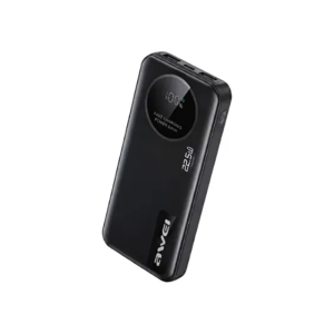 Awei PA-165 22.5W Smart LED Display Fast Charging Powerbank - 10000mAH