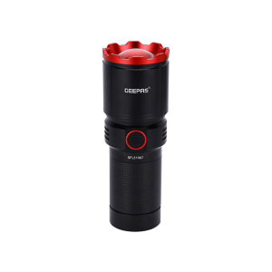 Geepas GFL51067 Rechargeable LED Flashlight With Power Bank