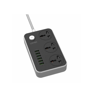 LDNIO SC3412 3 AC Outlets 3 USB Universal Power Strip