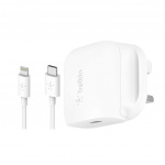 Belkin USB-C Wall Charger 20W with Type-C to Lightning Cable 4ft/1.2M