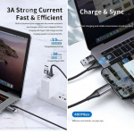 Rock R12 Multi-function PD Fast Charge & Sync Cable (4 IN 1)