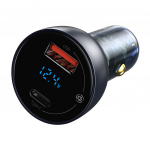 Baseus Particular Digital Display QC+PPS Dual Quick Charger Car Charger 65W