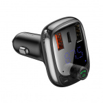 Baseus T Typed Wireless MP3 Car Charger (PPS Quick Charger)
