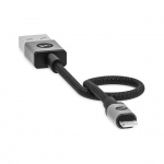 Mophie USB-A to Lightning Charging Cable 9cm - Black