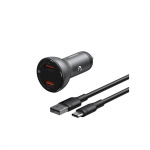 Baseus Digital Display Dual Quick Car Charger 45W Suit