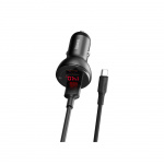 Baseus Digital Display Dual Quick Car Charger 45W Suit