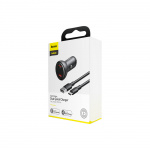 Baseus Digital Display Dual Quick Car Charger 45W Suit