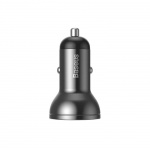 Baseus Digital Display Dual USB 4.8A Car Charger Suit
