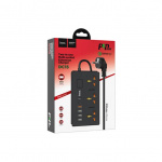 Hoco DC15 2-in-1 Multi-socket Extension Charger 30W