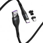 Baseus Zinc Magnetic Safe Fast Charging Data Cable USB for M+L+T