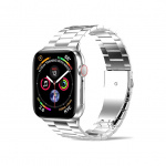 WiWU Durable Ultra Thin Steel Satch Band Three Beads Watch Strap for iWatch