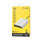 Budi Wireless Charger with 3 USB Charging Station 12W