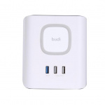 Budi Wireless Charger with 3 USB Charging Station 12W