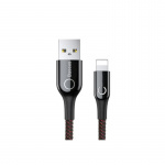 Baseus C-Shaped Light Intelligent Power Off USB to Lightning Cable