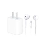 Apple 20W USB-C Power Adapter and EarPods with Lightning Connector Combo