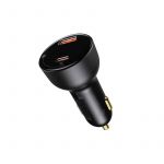 Baseus Superme Digital Display PPS Dual Quick Charger with Type-C to Type-C Cable 100W