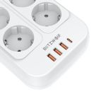 BlitzWolf BW-PC2 - Power Strip + USB Quick Chargers