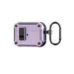 Carbon Fiber Pattern Protective Case with Magnetic Switch for Airpods Pro 2
