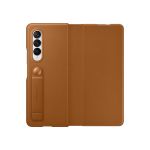 Galaxy Z Fold3 5G Leather Flip Stand Cover