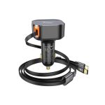 Hoco NZ13 Car Charger Pd30w With Retractable Cable