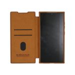 Nillkin Qin Prop Leather Case with Lens Protection for Galaxy S24 Ultra