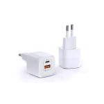WiWU Gan Fast Charger USB-C + QC3.0 Power Adapter 33W